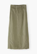 Garment-dyed skirt, Dusty sage, webstill