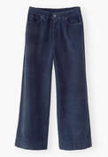 Wide-leg cord trousers, Denim, webstill