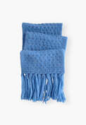 Crochet stitch scarf, Bluebell, webstill