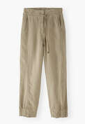 Tapered trousers, Pale khaki, webstill