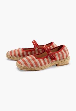 Checked espadrilles, Red, webstill