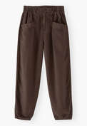 Balloon trousers, Dark chocolate, webstill