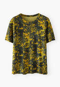 Printed t-shirt, Midnight ochre, webstill