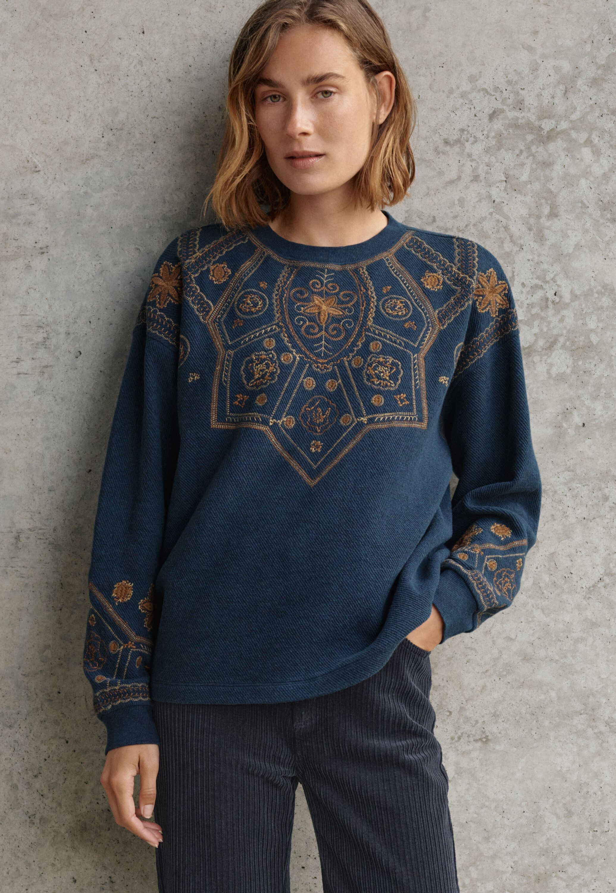 High-neck top