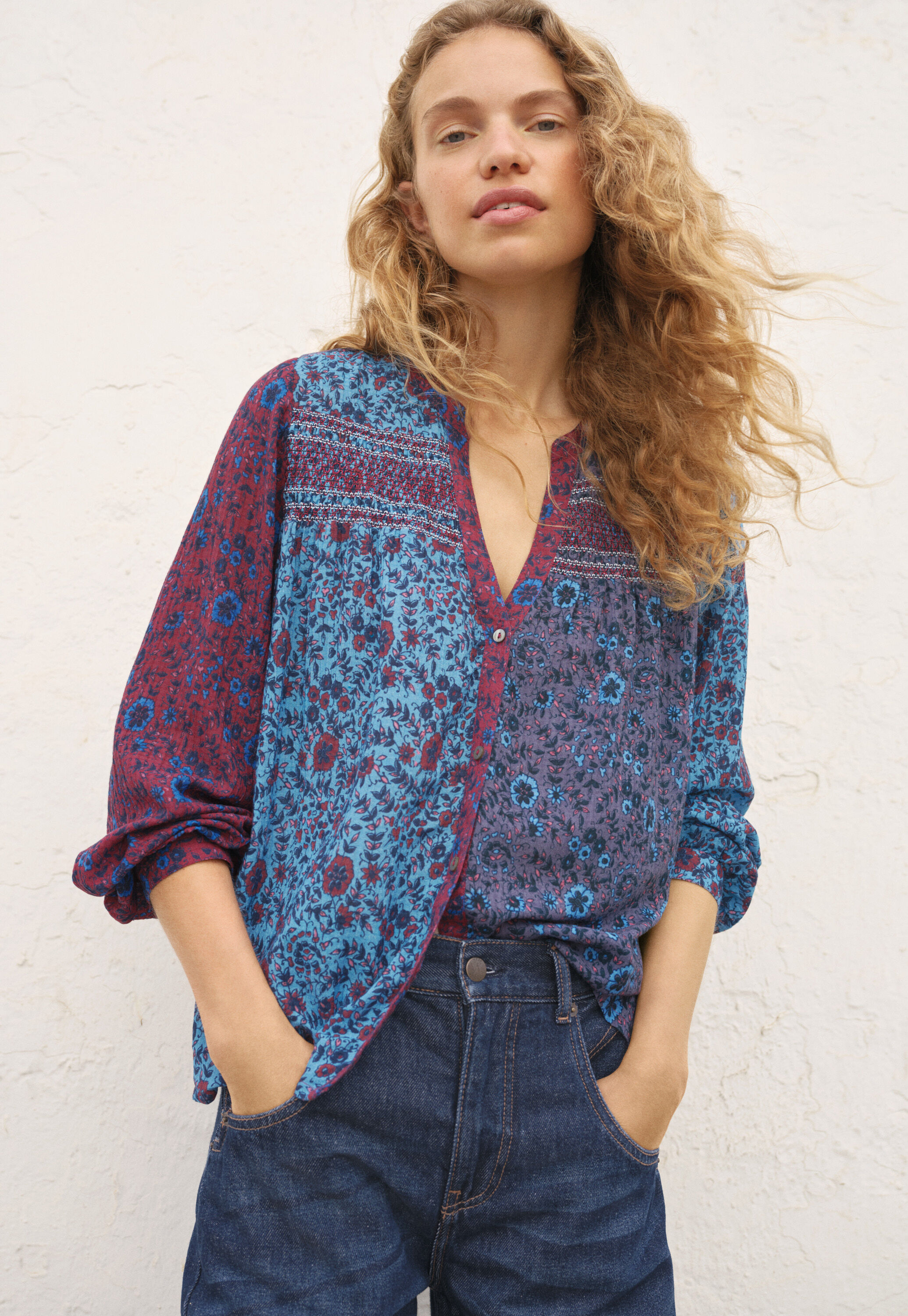 Printed blouse