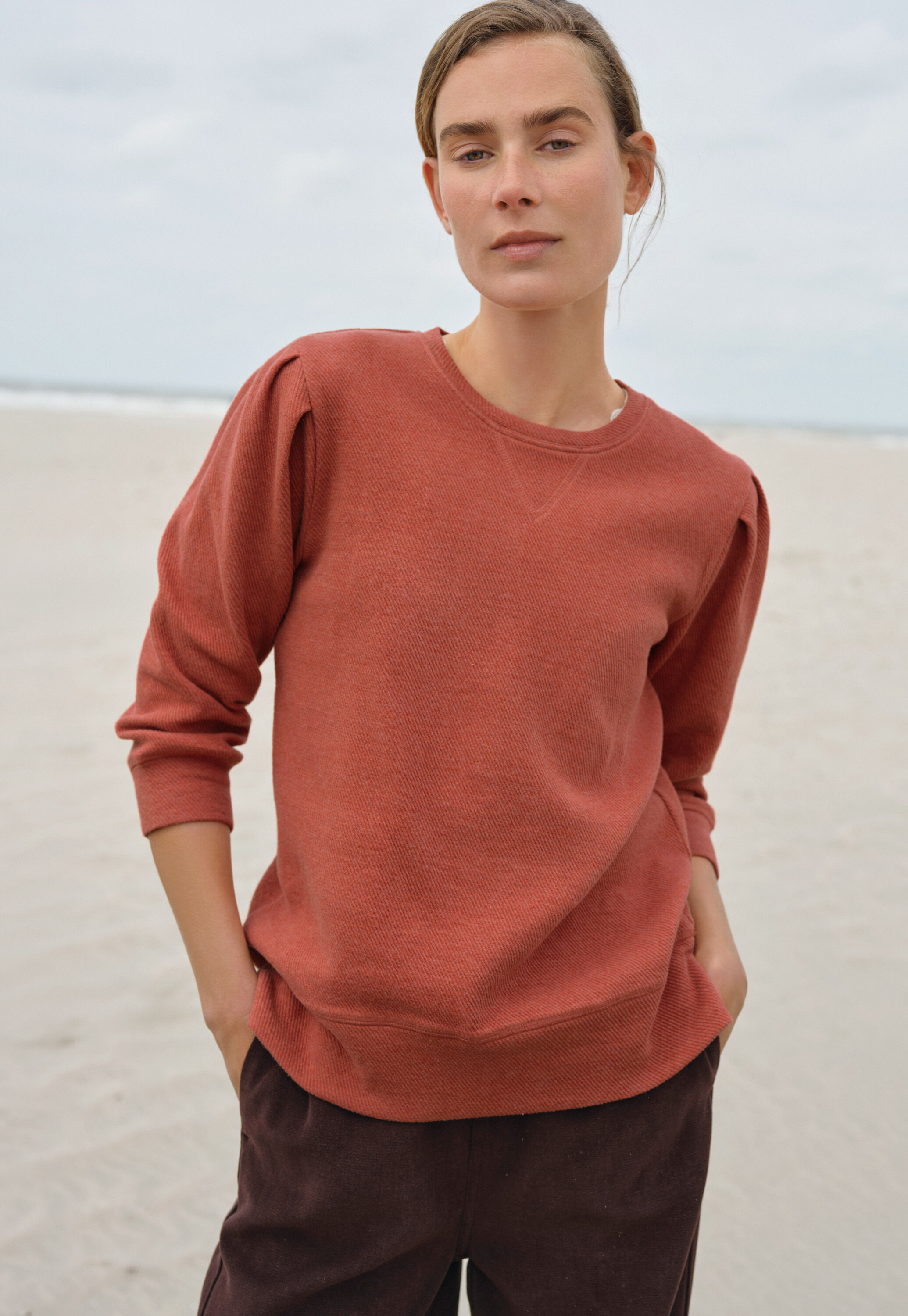 High-neck top