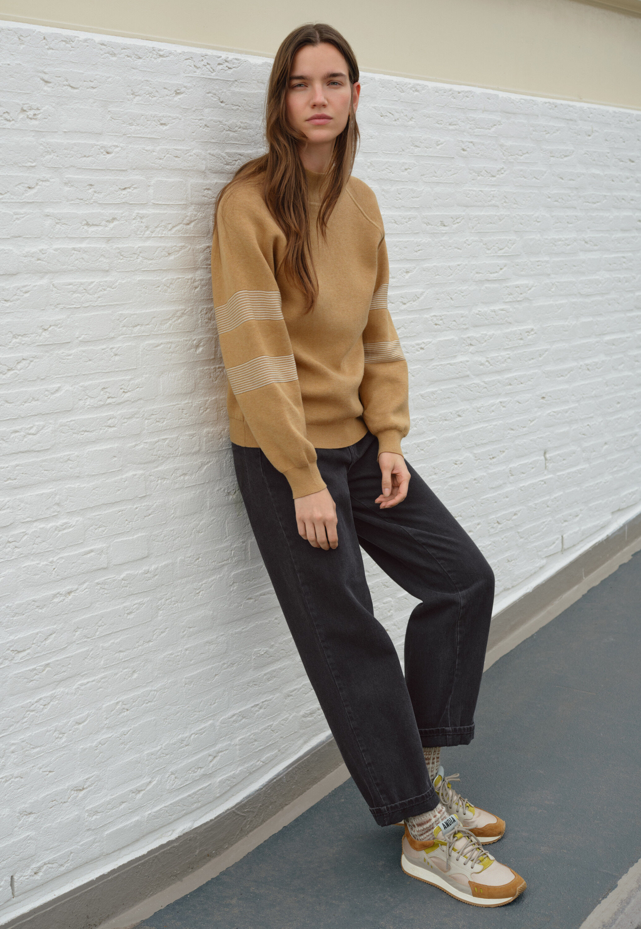 Waffle-stitch cardigan
