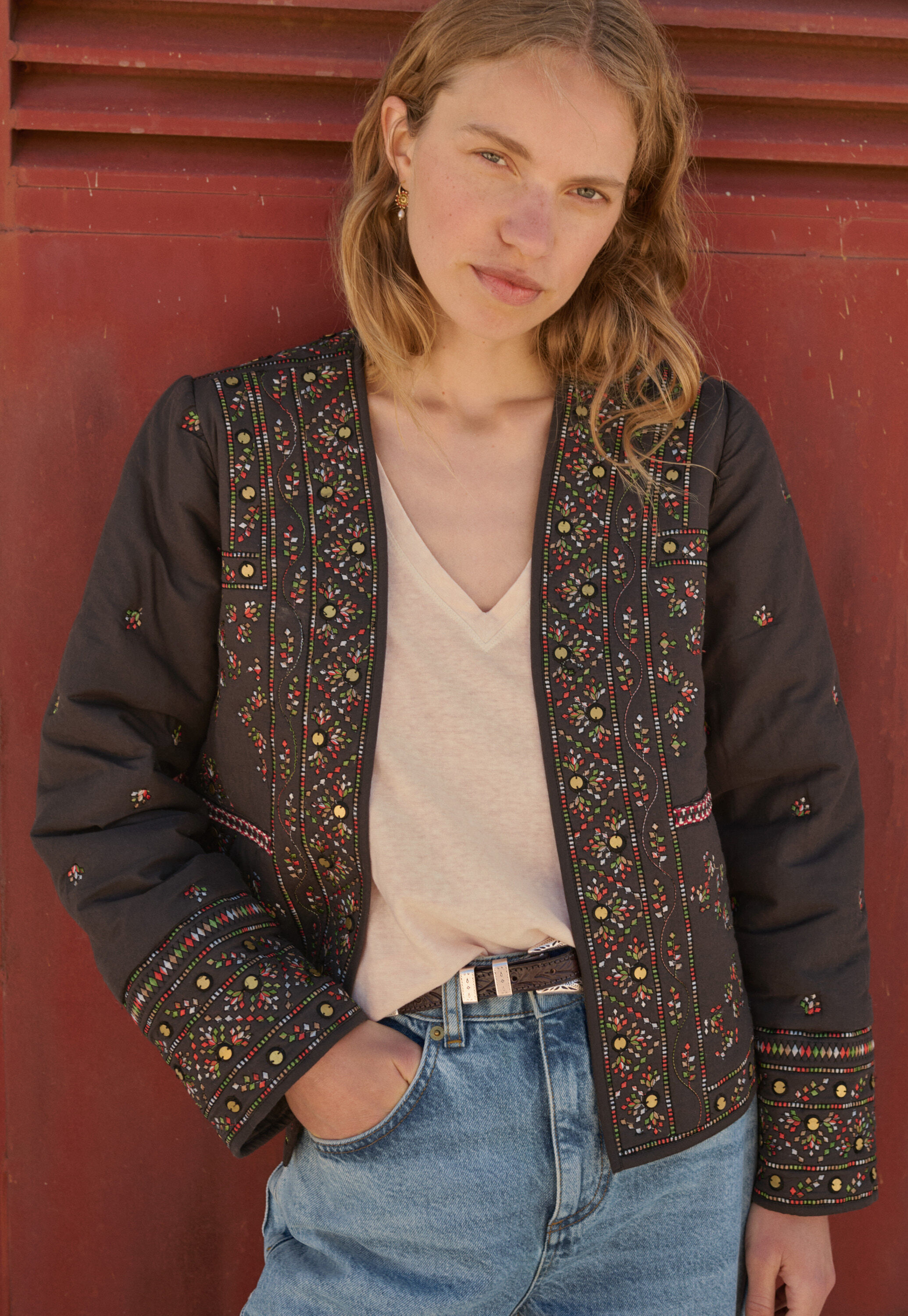 Embroidered blouse