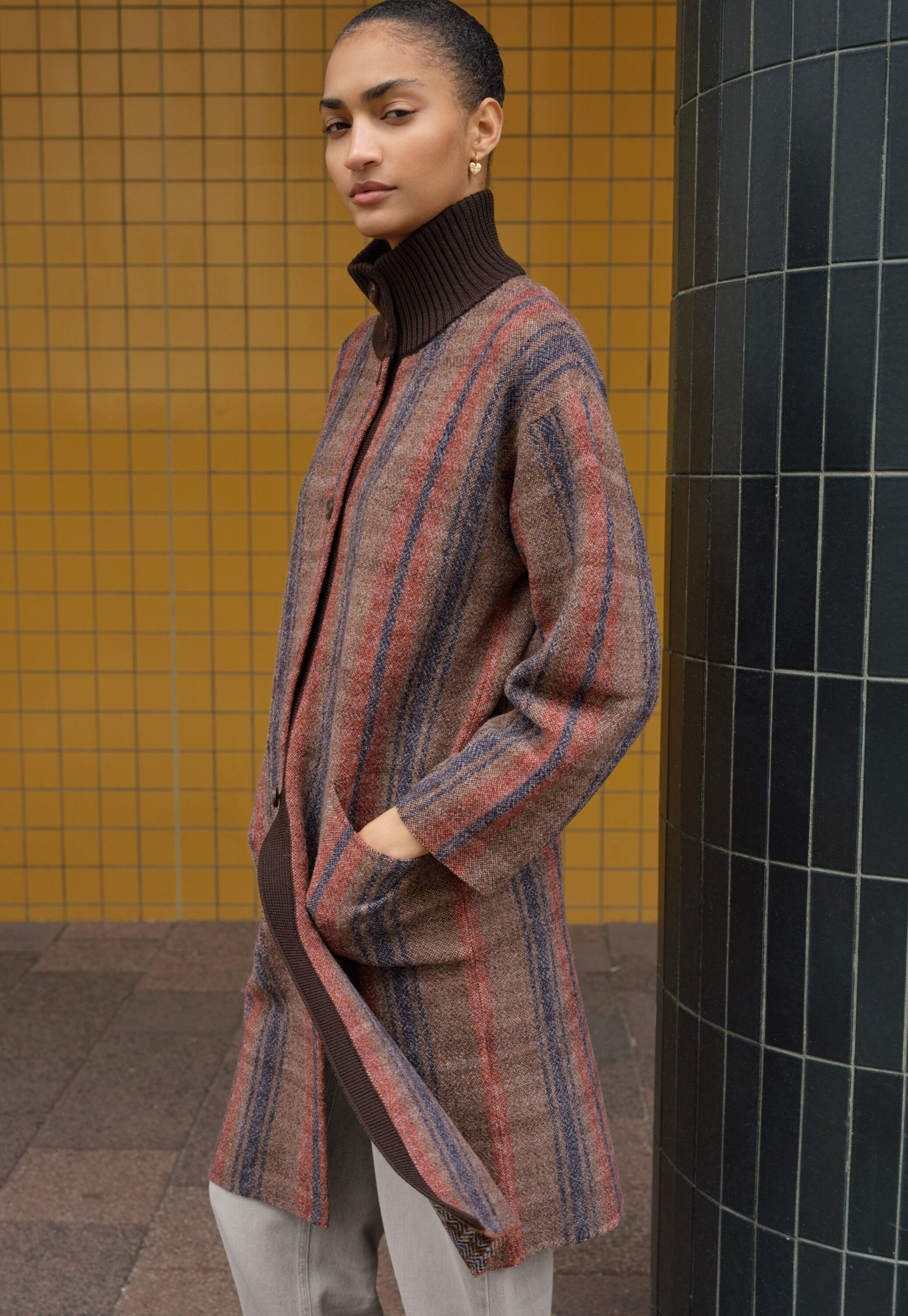 Stripe coat