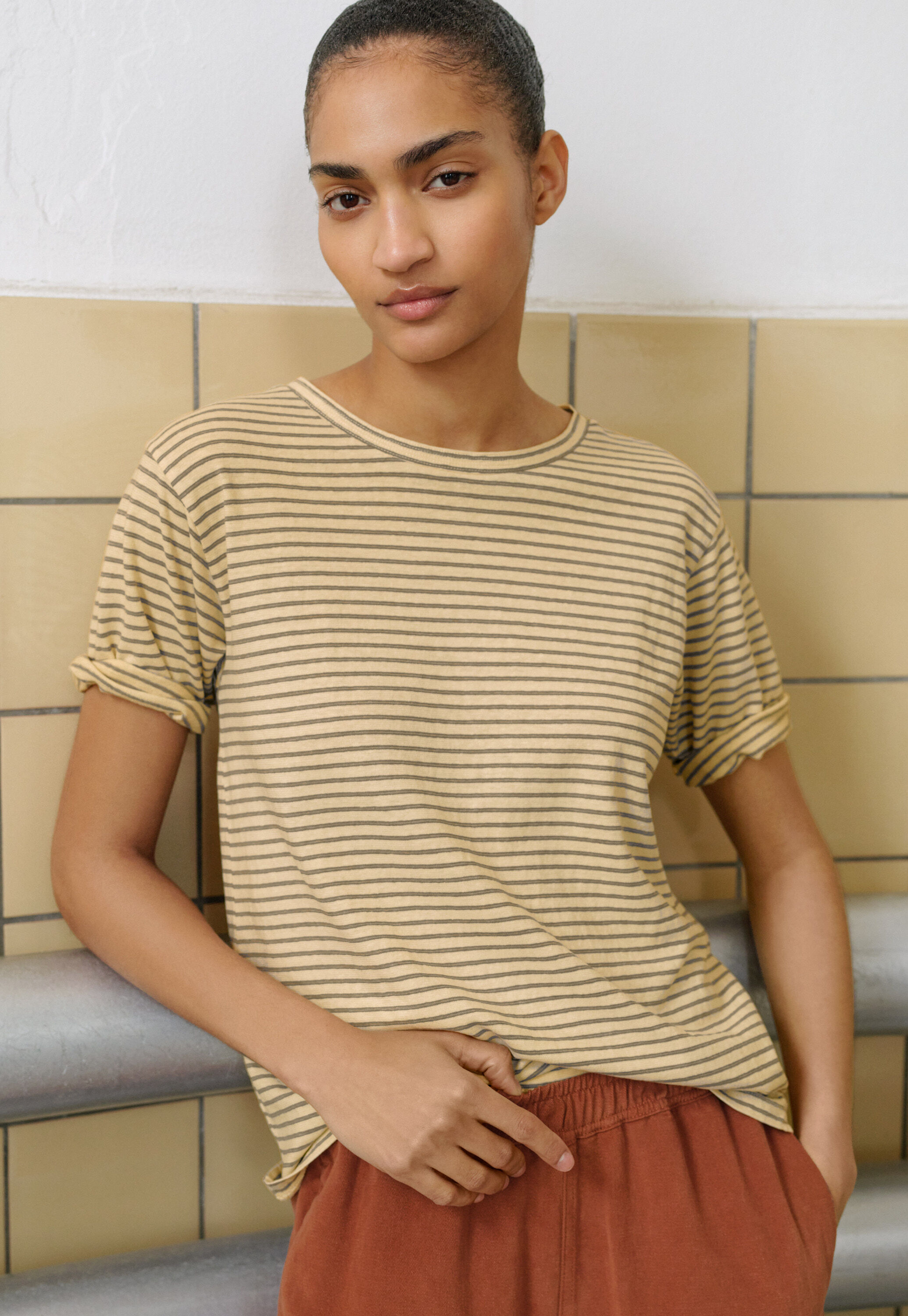 High-neck top