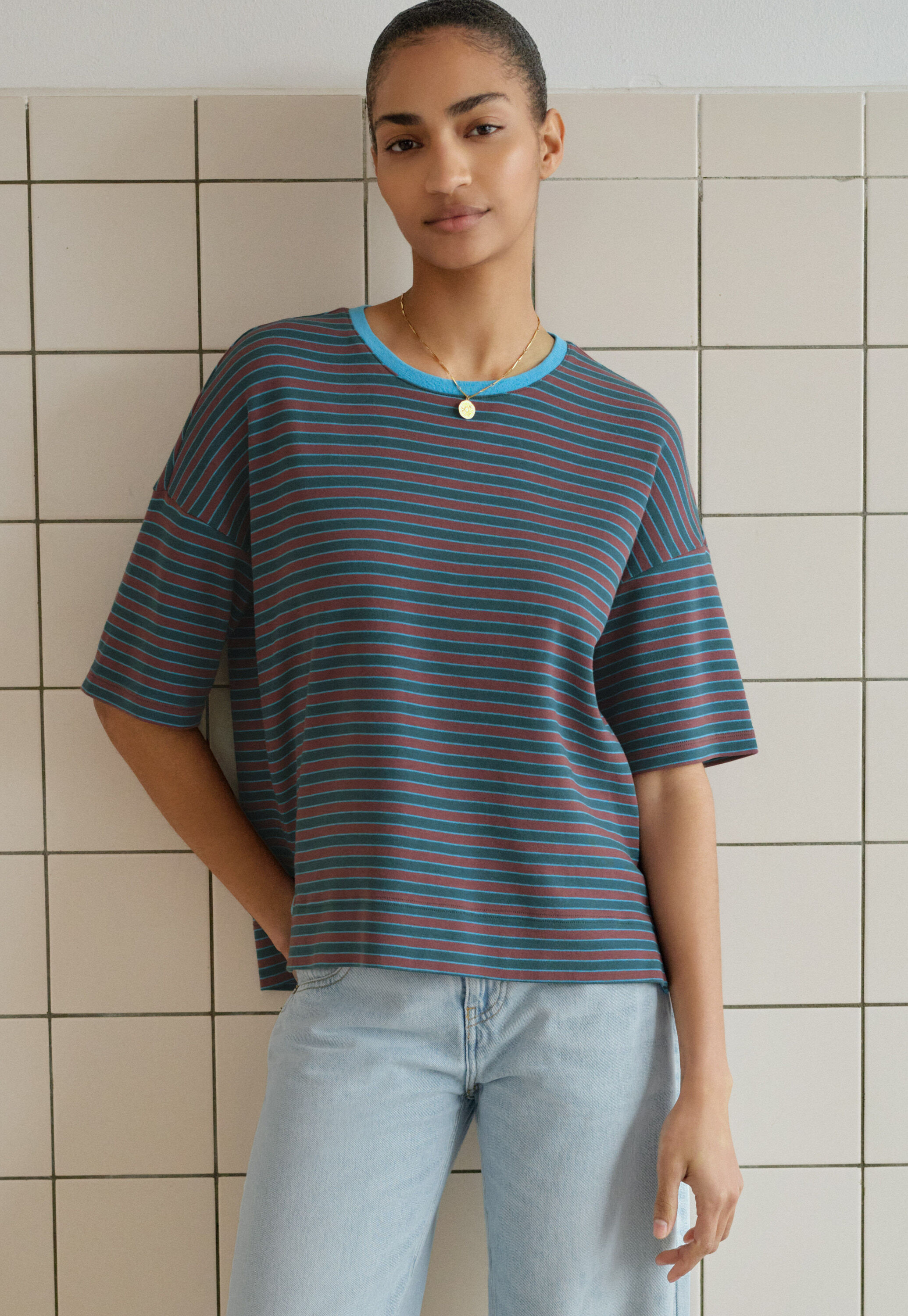 High-neck top