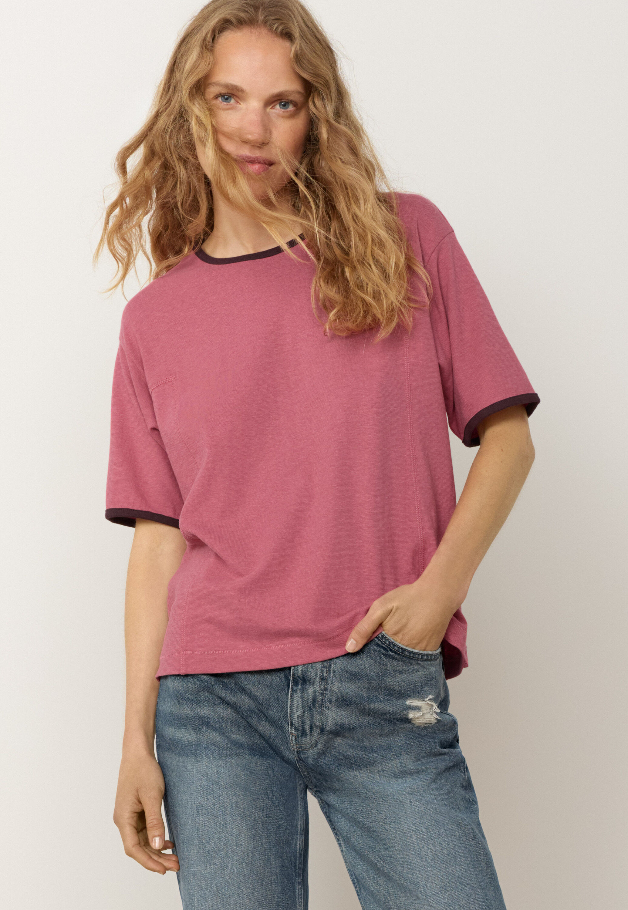 High-neck top