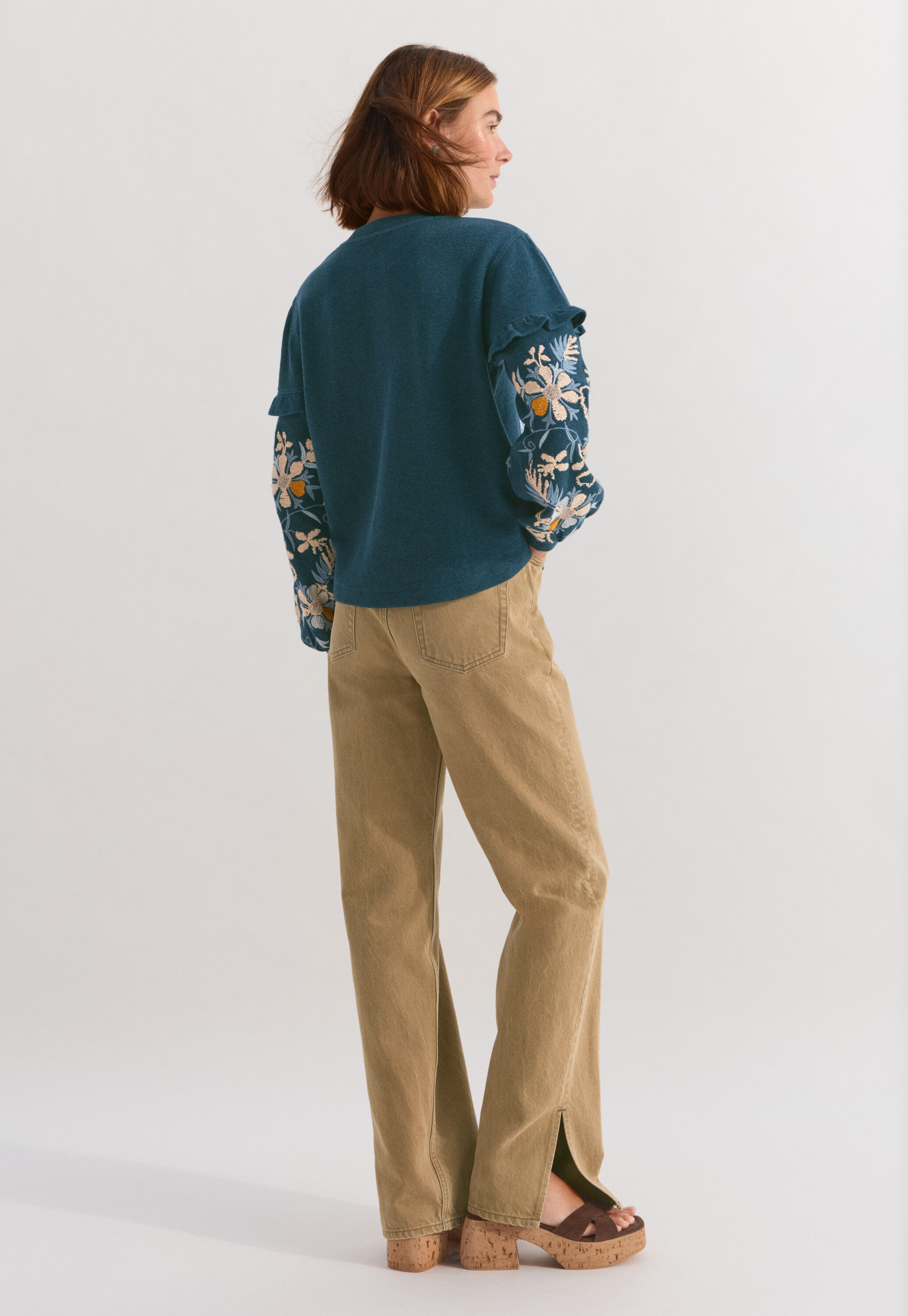 High-neck top