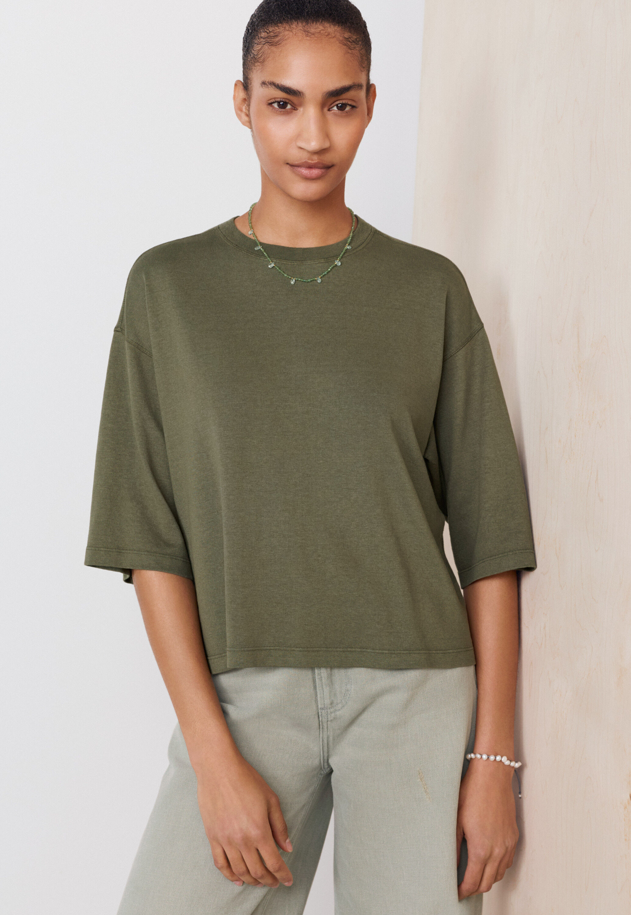 High-neck top