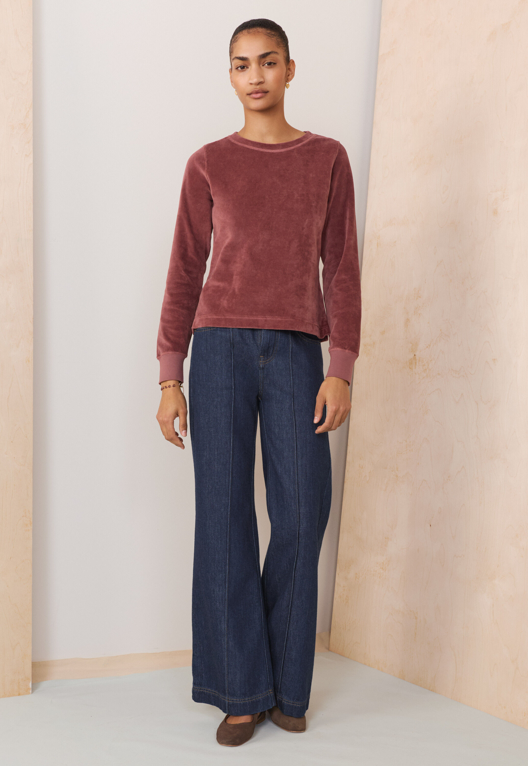 Velour top