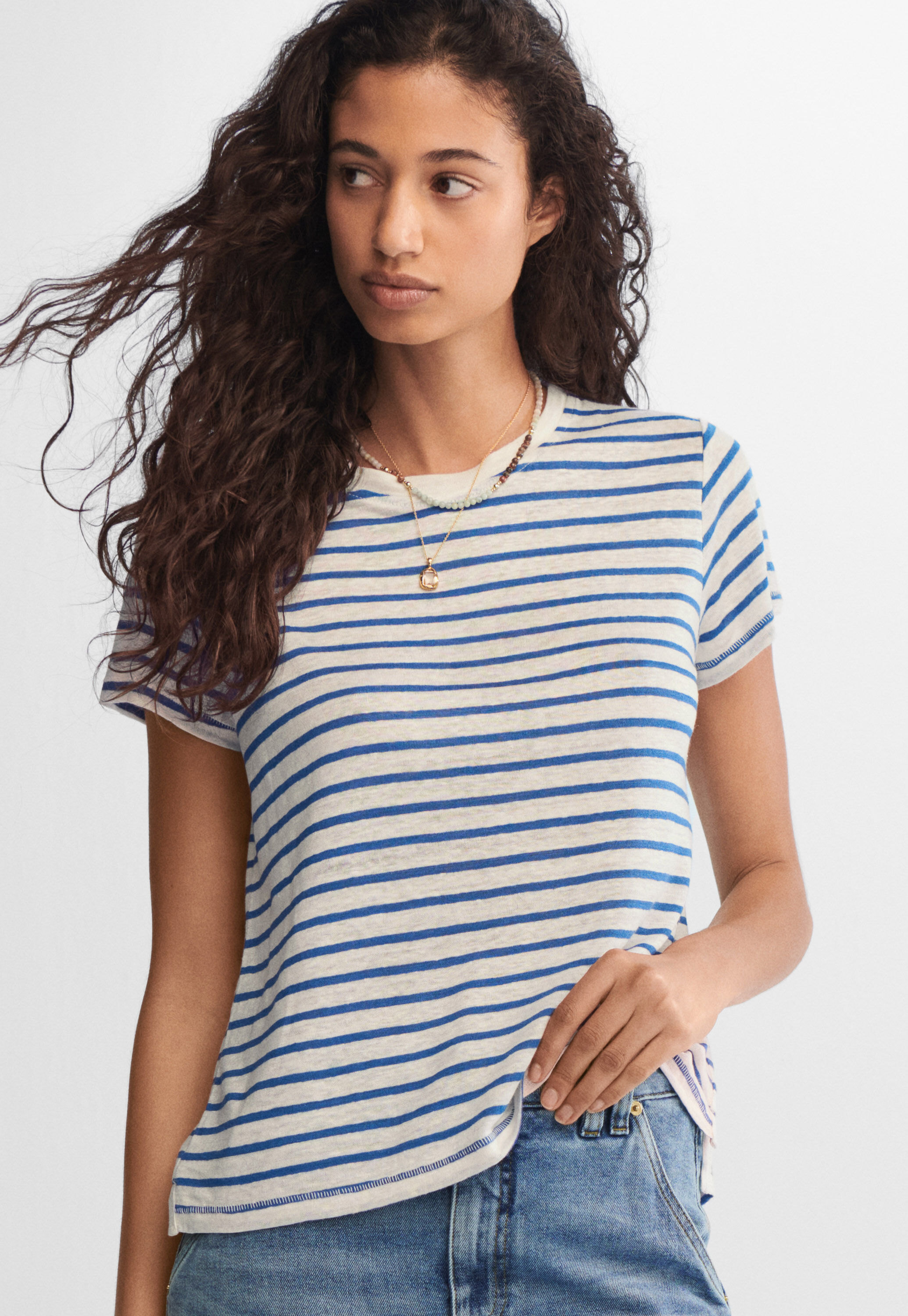 High-neck top