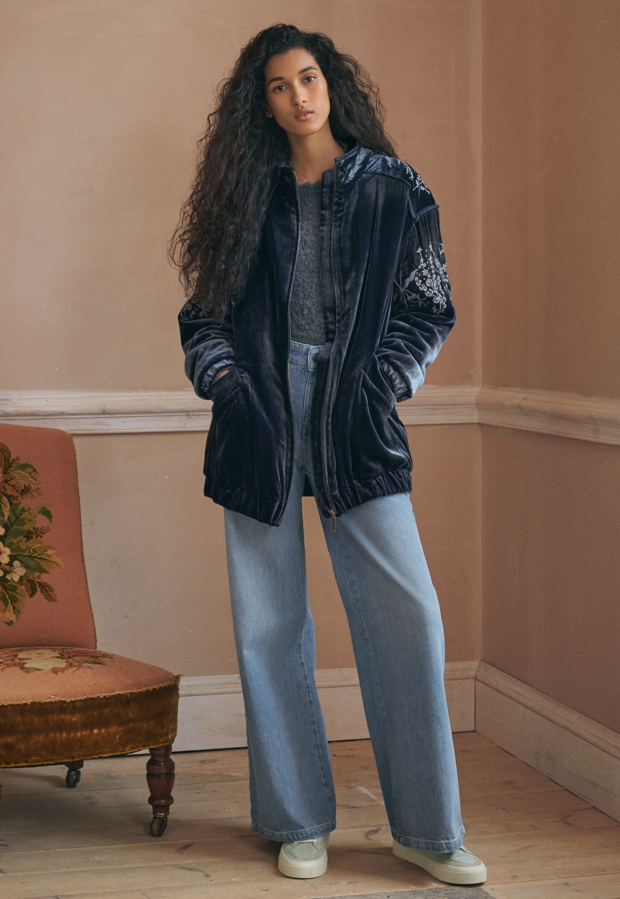 Embroidered jacket