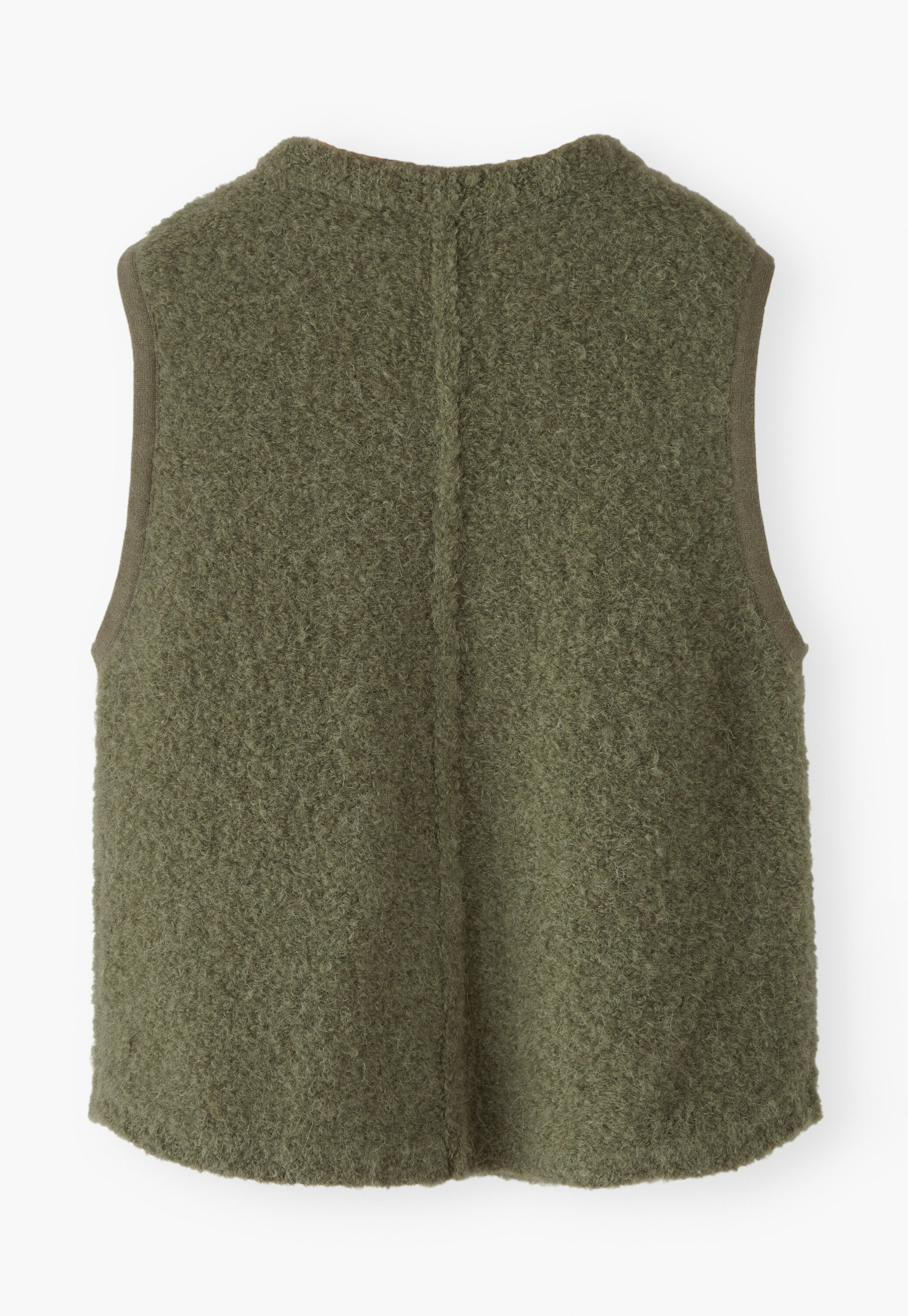 Knitted gilet, Moss, large
