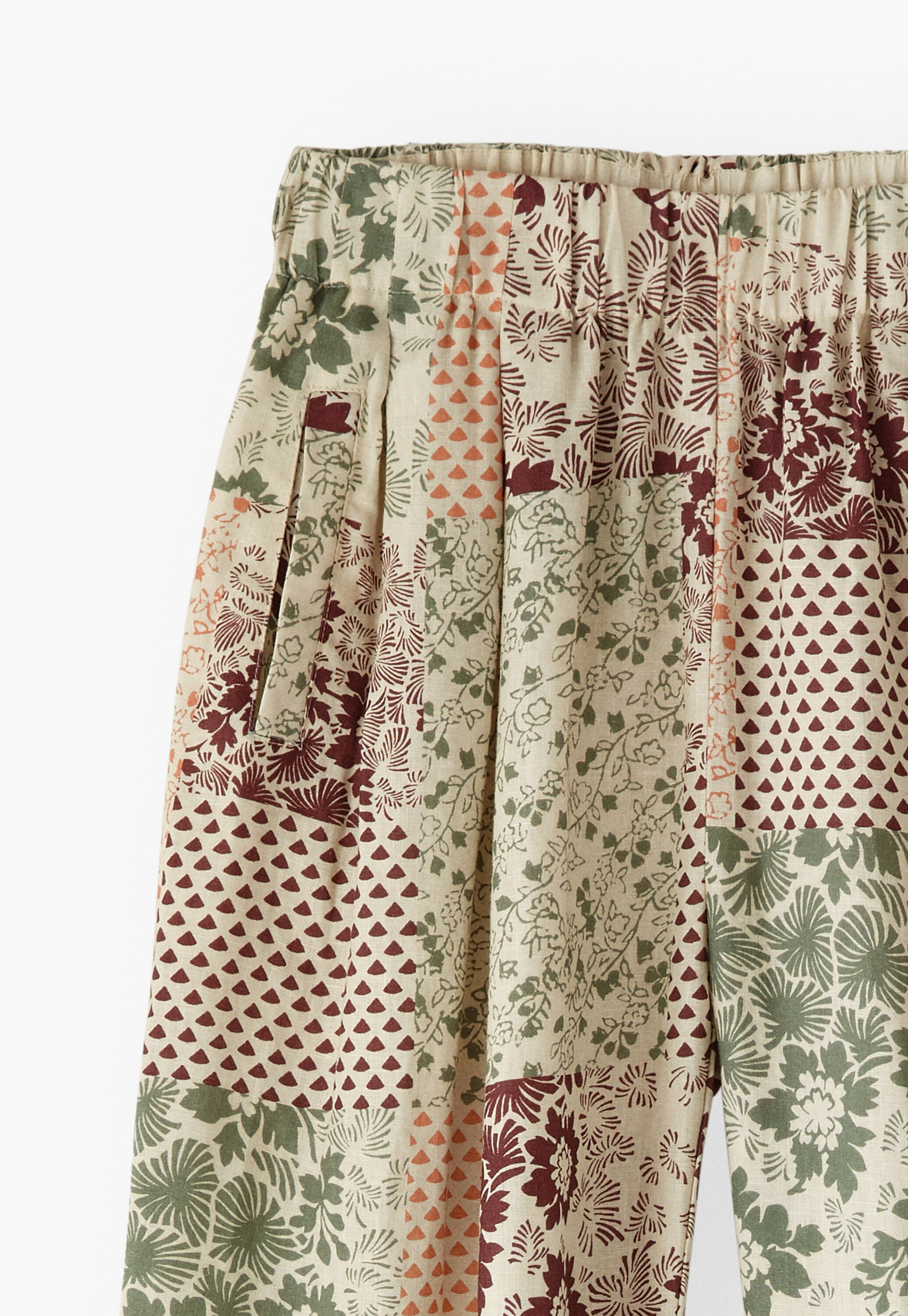 Printed maxi-skirt