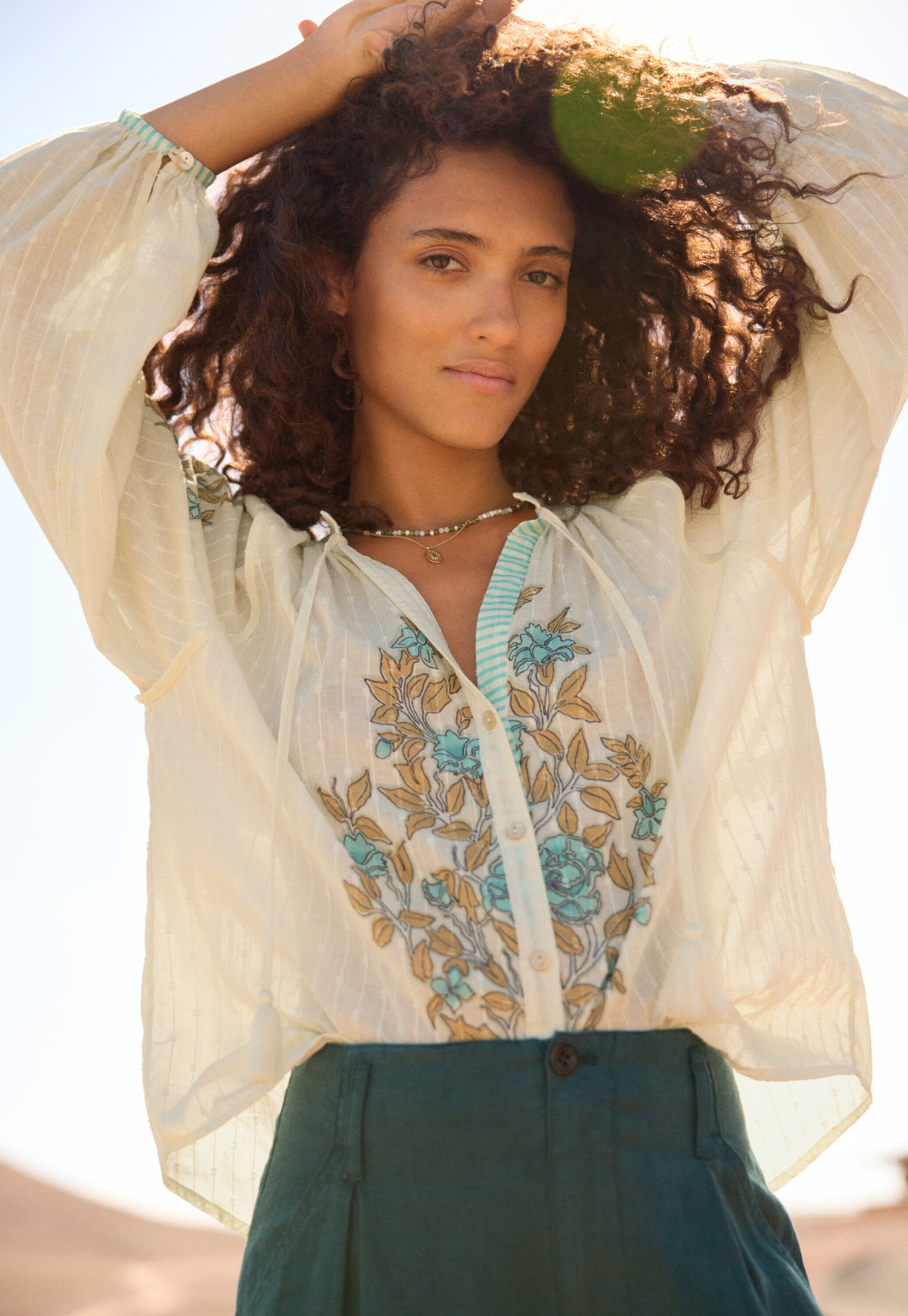 Printed blouse