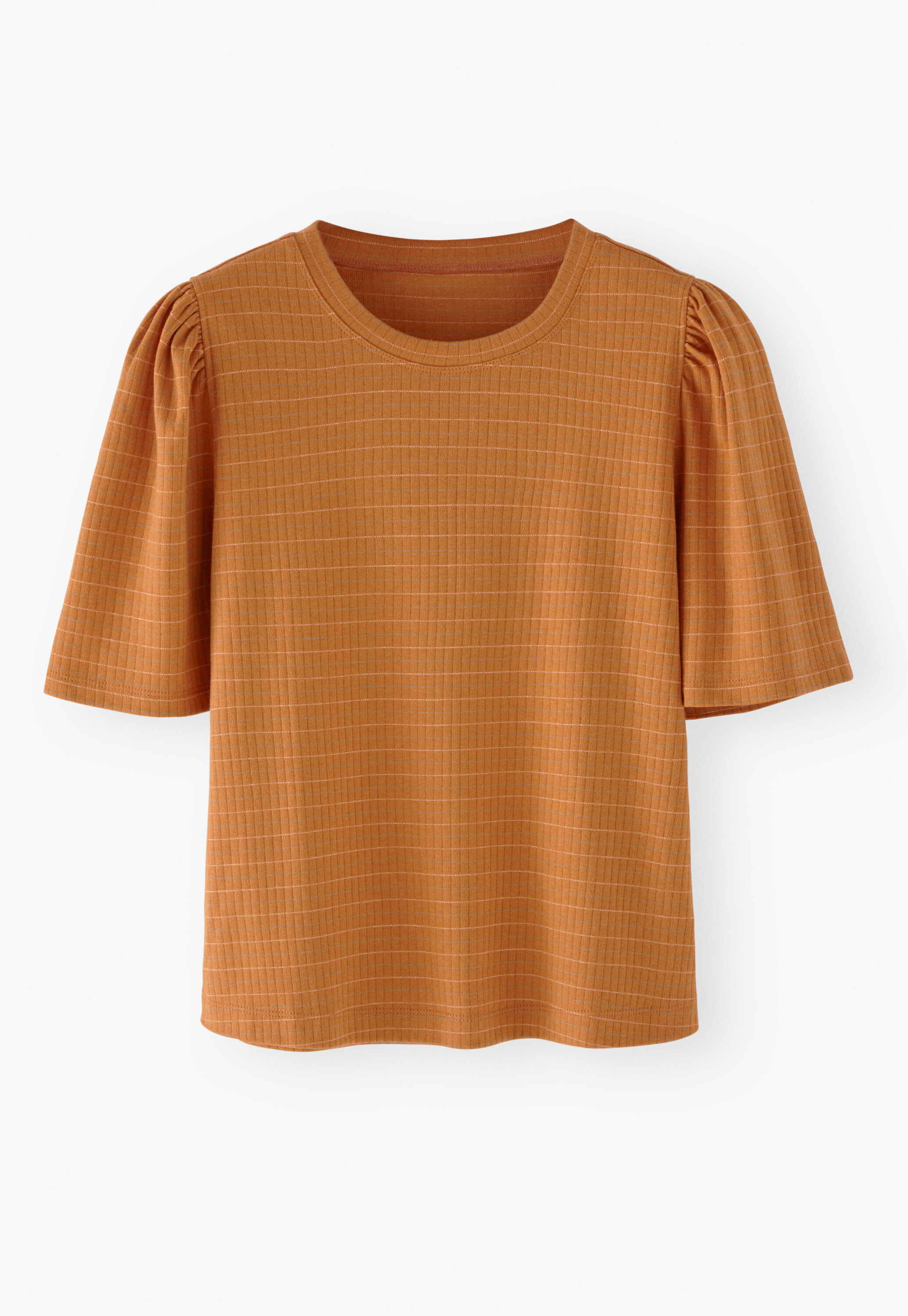 Puff sleeve t-shirt, Ginger, large