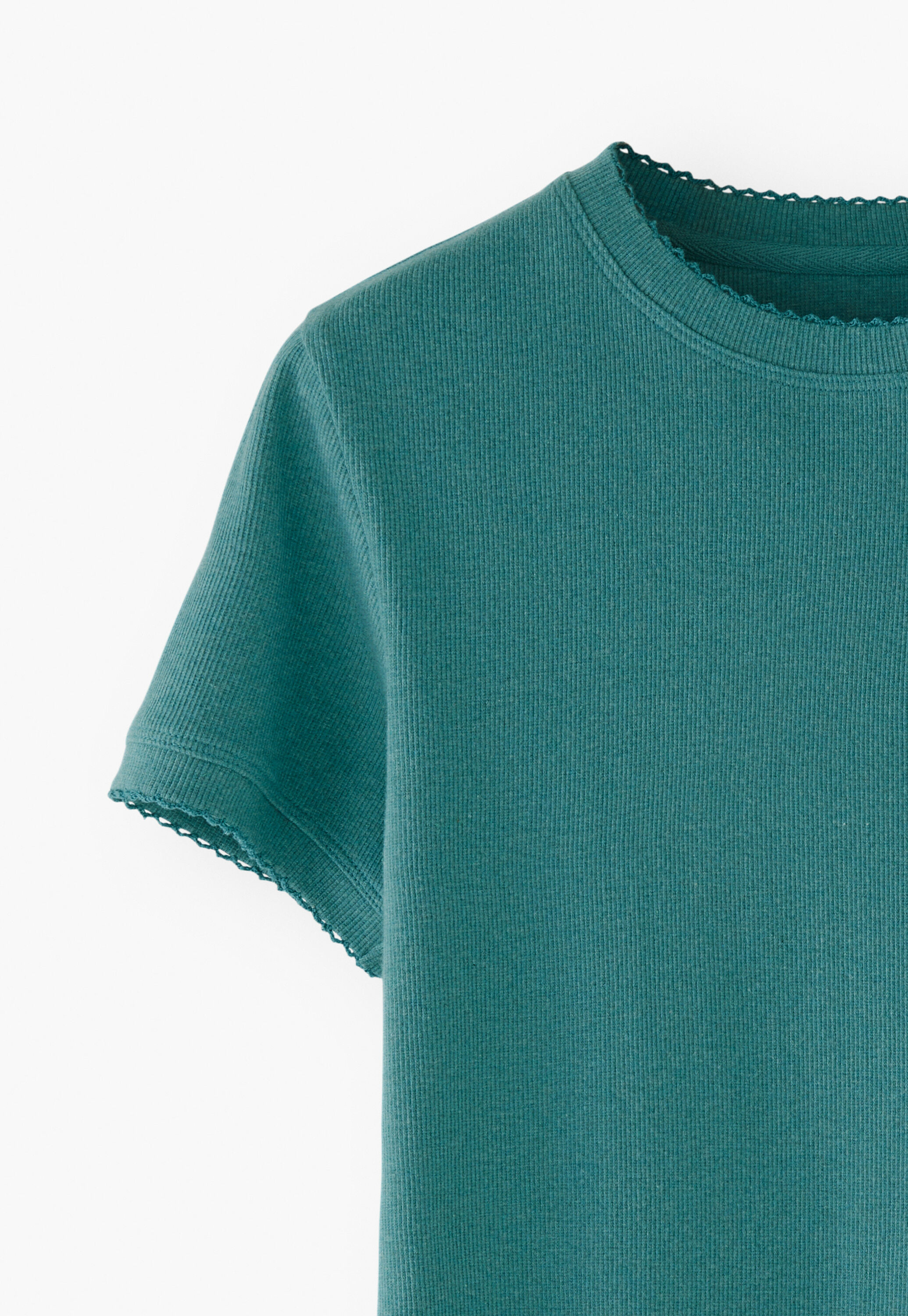 Ribbed jersey T-shirt