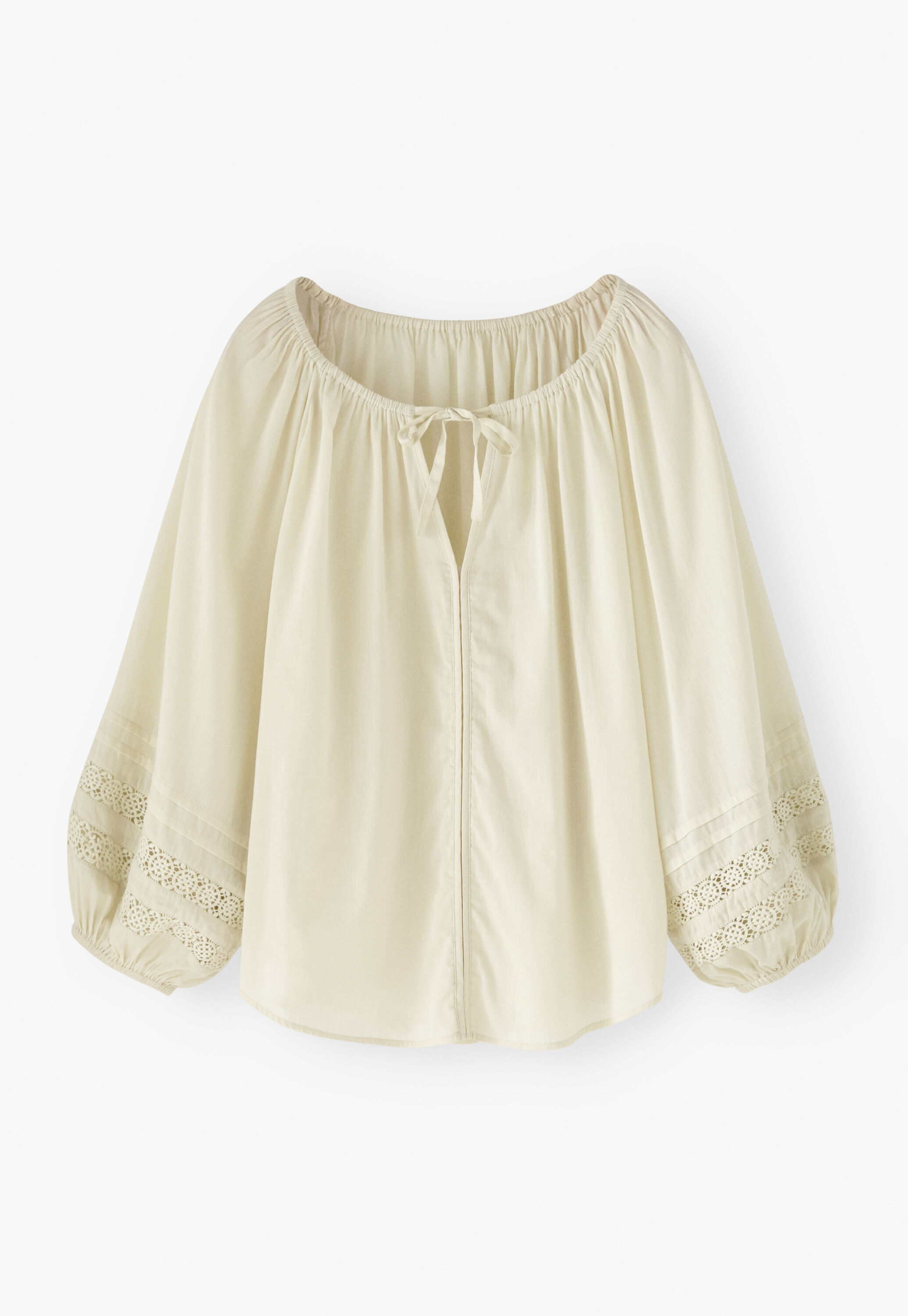 Gathered blouse